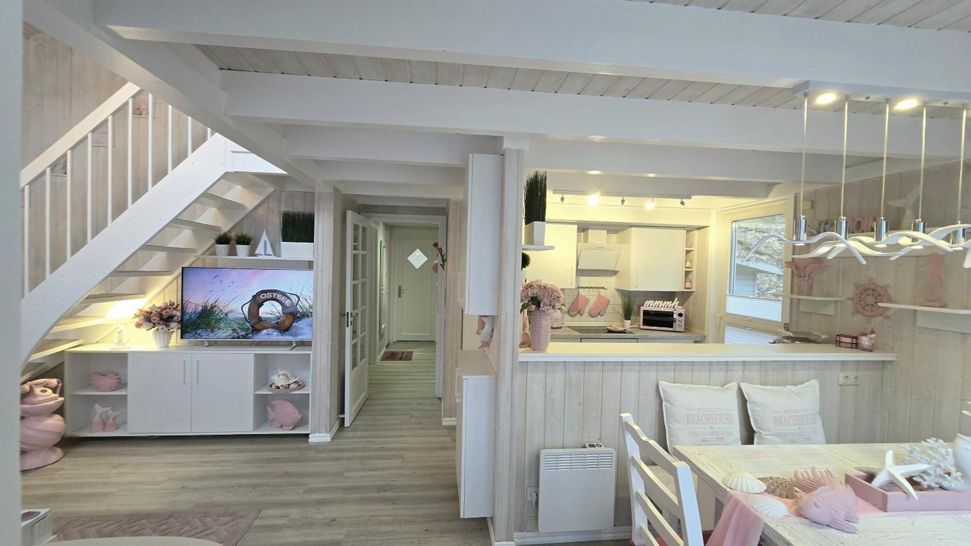 Pink Und Meer - Meerblick, Sauna, Kamin & Whirlpool Бабе Экстерьер фото