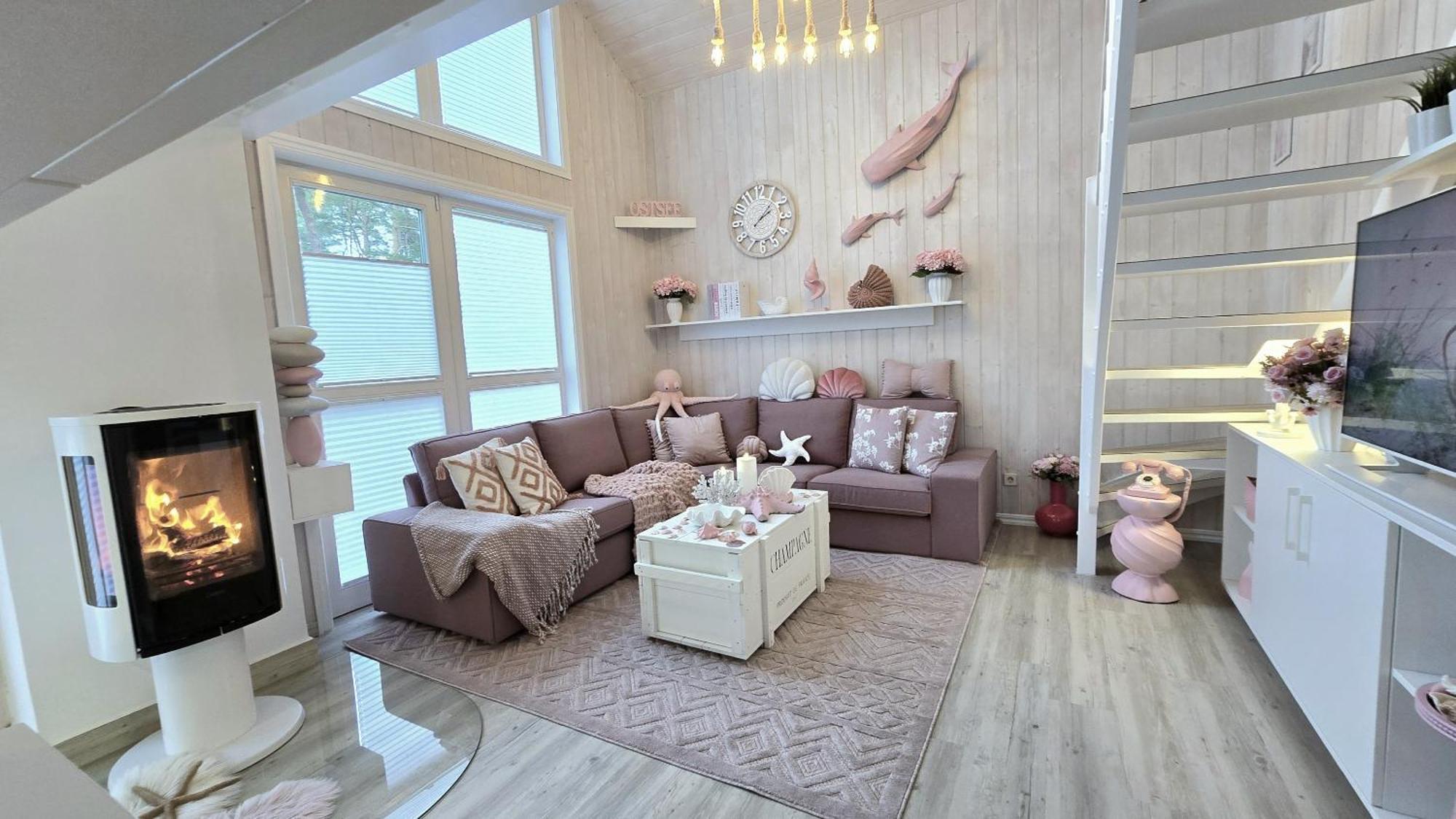 Pink Und Meer - Meerblick, Sauna, Kamin & Whirlpool Бабе Экстерьер фото